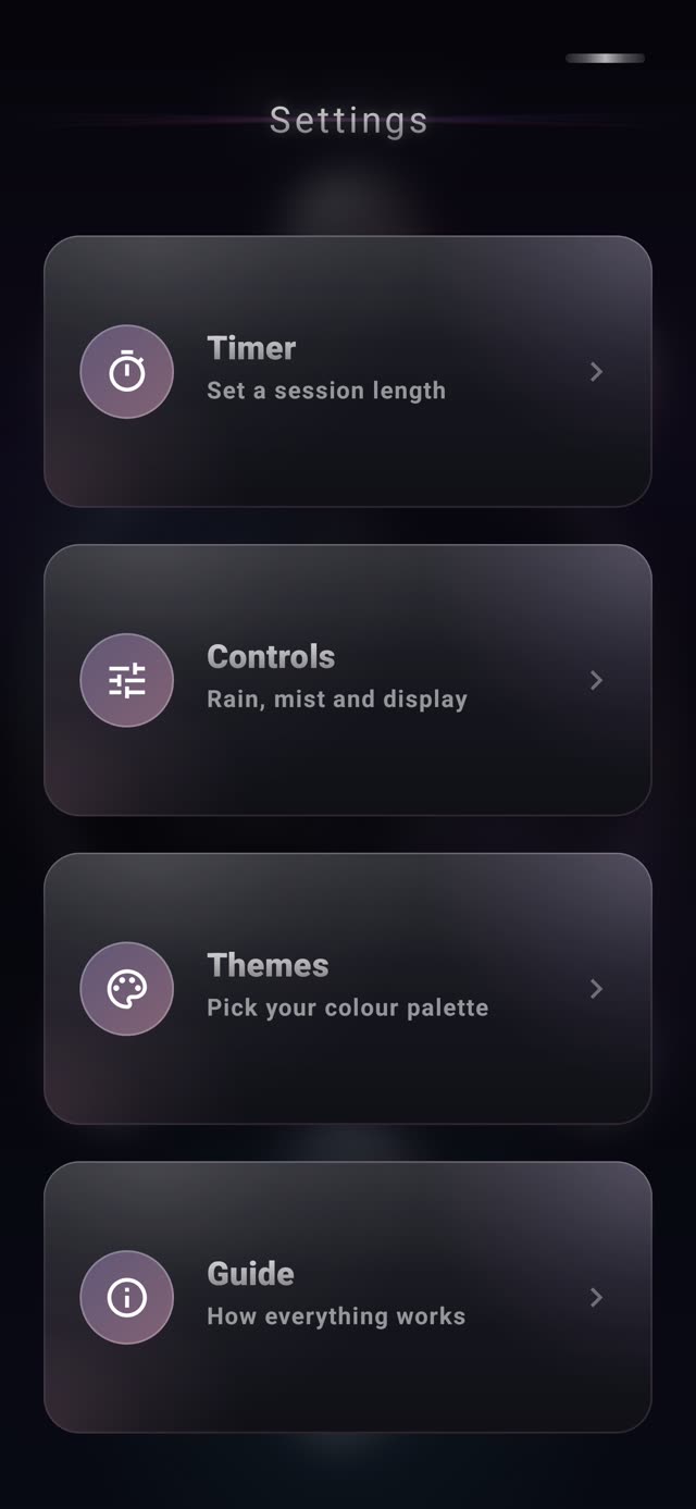 FlowStone app settings